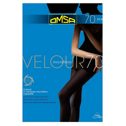 Колготки OMSA Velour 70 Nero 4L черный (колготки из микрофибры без штанишек. Комфортные швы, невидимый носок и гигиеничная ластовица)