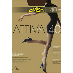 Колготки OMSA Attiva 40 (XXL) Lola 6XXL какао