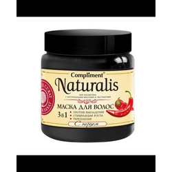 Маска для волос Naturalis с перцем (против выпад., стим. роста, укреп.) 500мл