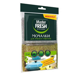 Мочалки для посуды для эмали и тефлона, 2шт.Master Fresh