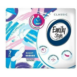 Прокладки ультра CLASSIС NIGHT 7шт Emily STYLE