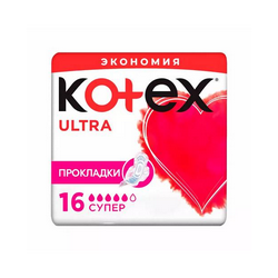 Прокладки КОТЕКС ультра супер сетч 16 шт