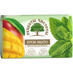 Мыло туалетное Рецепты красоты Манго-Мелисса 100гр (Нижний Новгород)