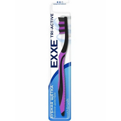 Зубная щетка EXXE (средняя) tri-active 1шт
