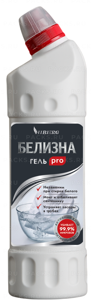 Гель д/сантехники Белизна Pro 1000 мл HIBERG