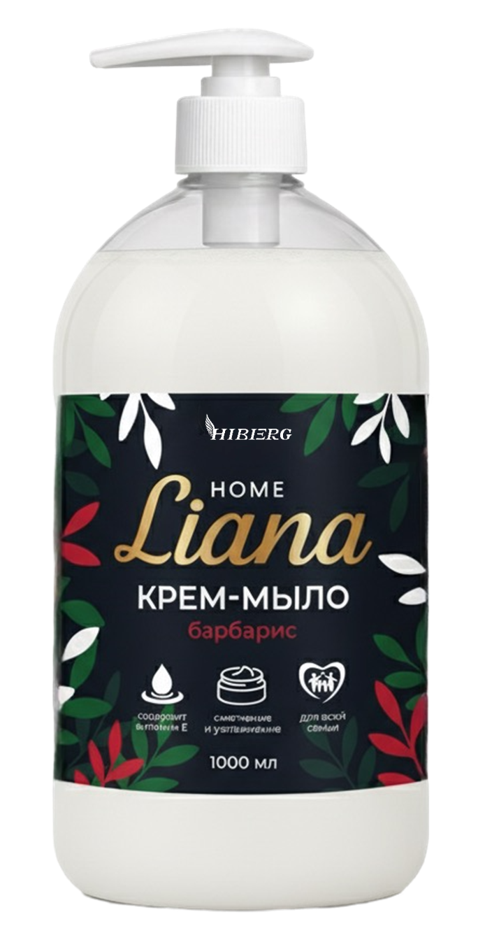 Крем-мыло Home Liana Барбарис 1000мл доз HIBERG