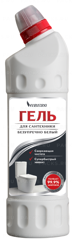 Гель для сантехники Безупречно белый 750 мл HIBERG