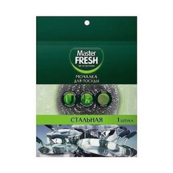 Мочалки для посуды металлические, 2 штуки Master FRESH